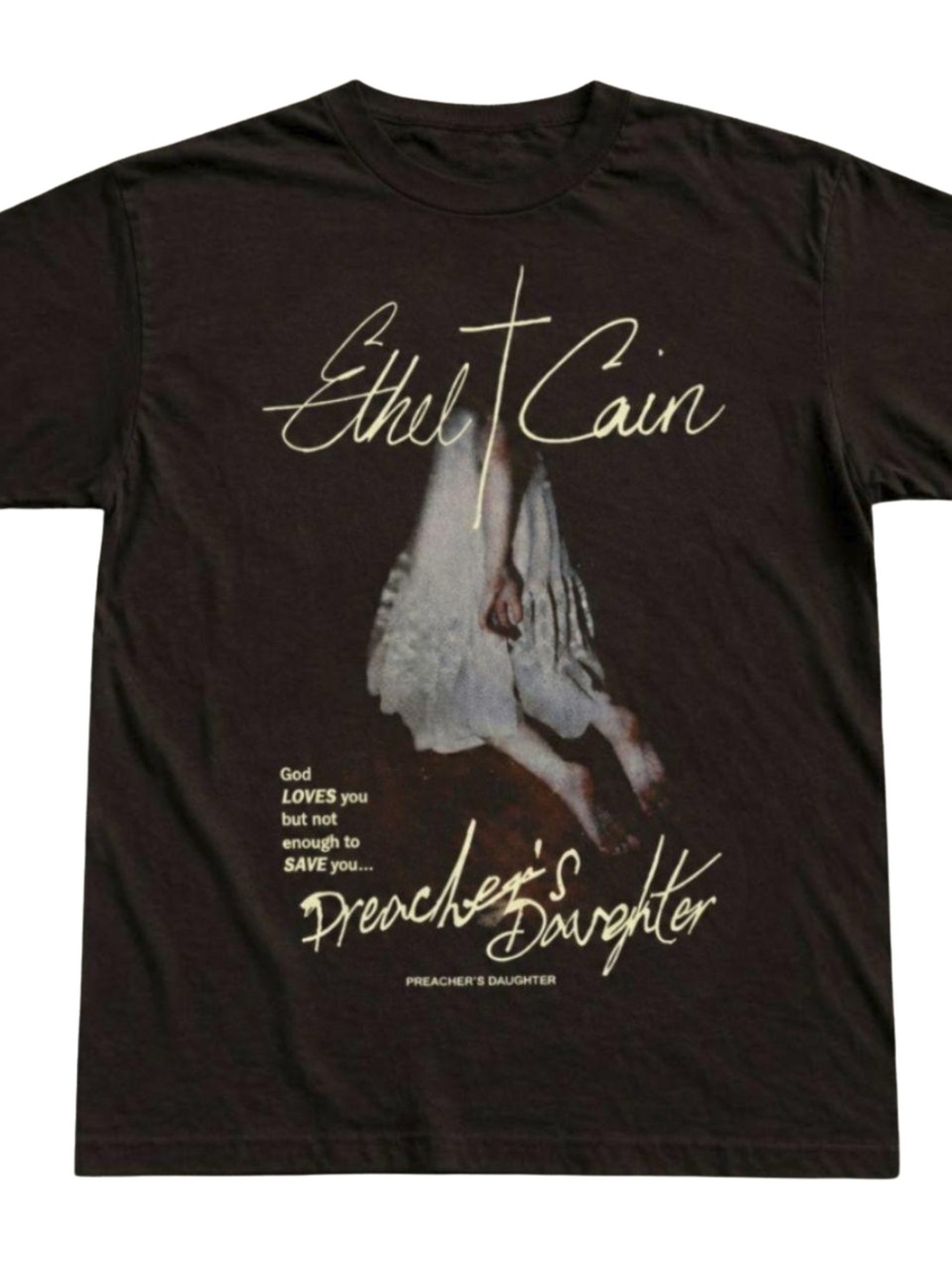 Gildan Black Ethel Cain Preacher's Daughter Graphic Tee, Gift For Her, For Him
